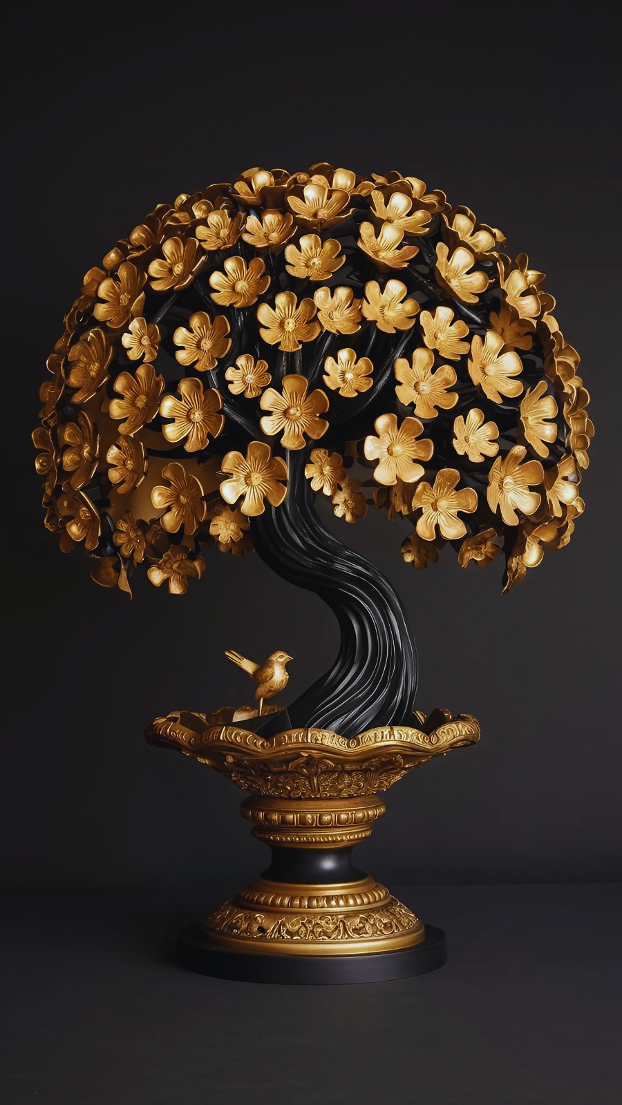 Aureate Bloom Sculpture